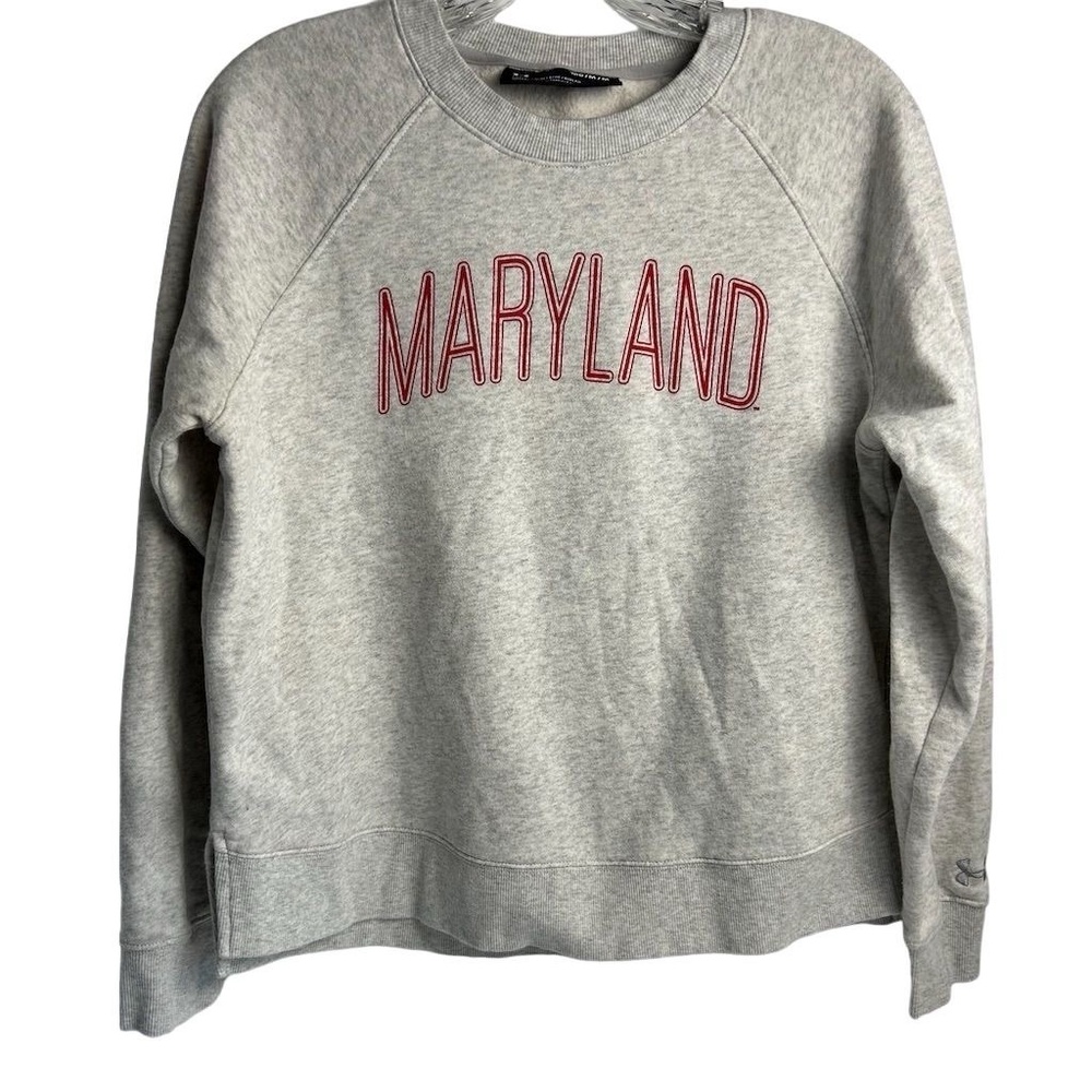 Under Armour Gray Maryland Sweatshirt